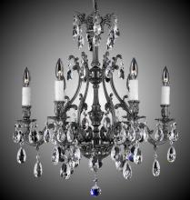 American Brass & Crystal CH9631-A-01G-PI - Six Light Chandelier